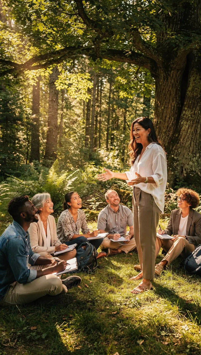 Visualisierung von Coaching-Methoden auf einem Flipchart während einer Schulungssitzung.