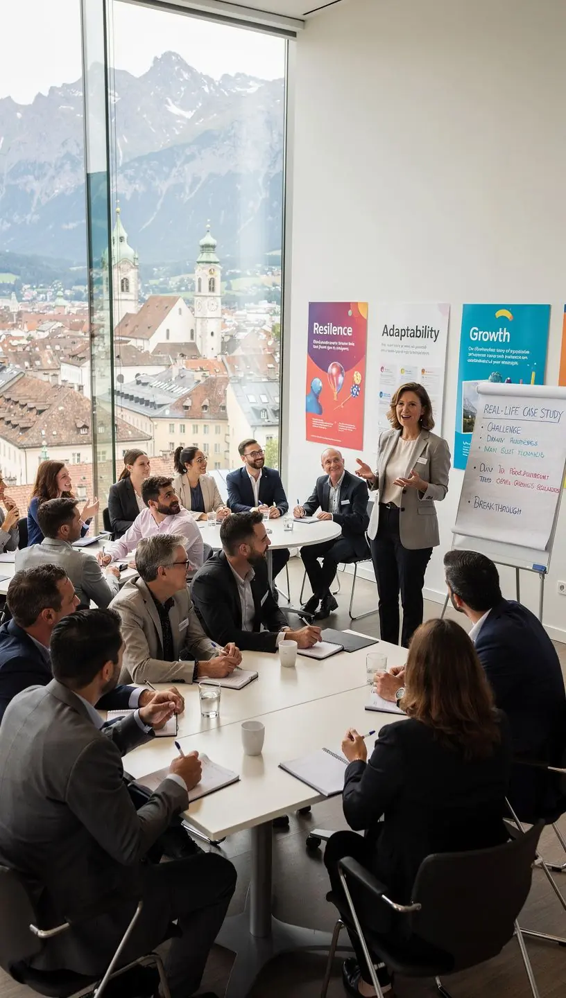 Eine Nahaufnahme von Coaching-Werkzeugen, die auf einem Tisch angeordnet sind, bereit für die Schulung.