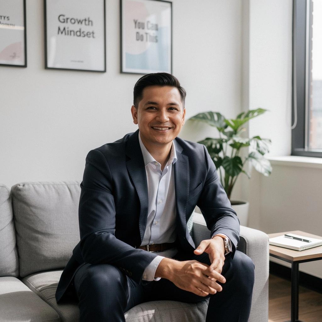 Ein Trainer, der eine Präsentation über erfolgreiche Coaching-Strategien hält.